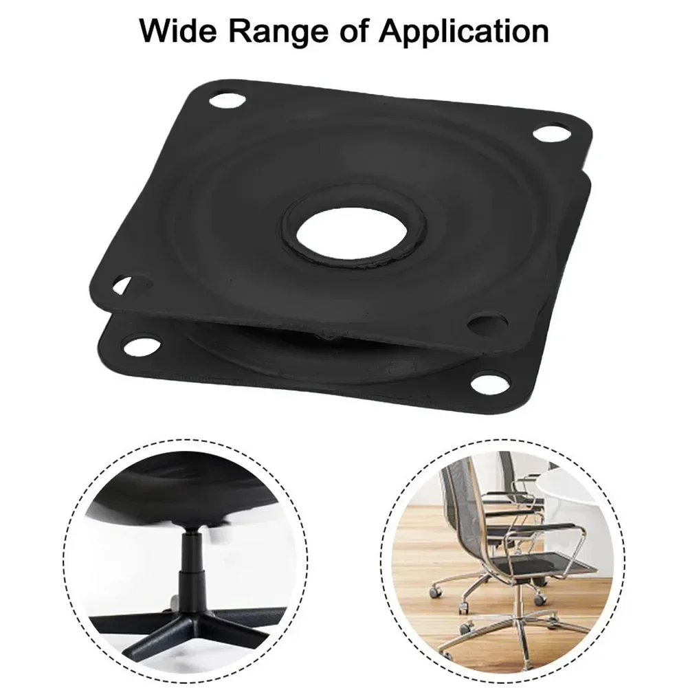 Square Rotating Bearing Heavy Duty Swivel Turntable Plate Kitchen Base 2/3/4/6 Inch 360 Degrees Rotating Hardware