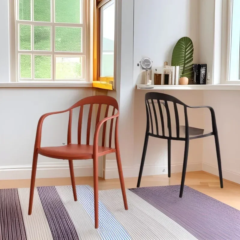 Modern minimalist style pastoral plastic negotiation conference chair, polypropylene peacock chair