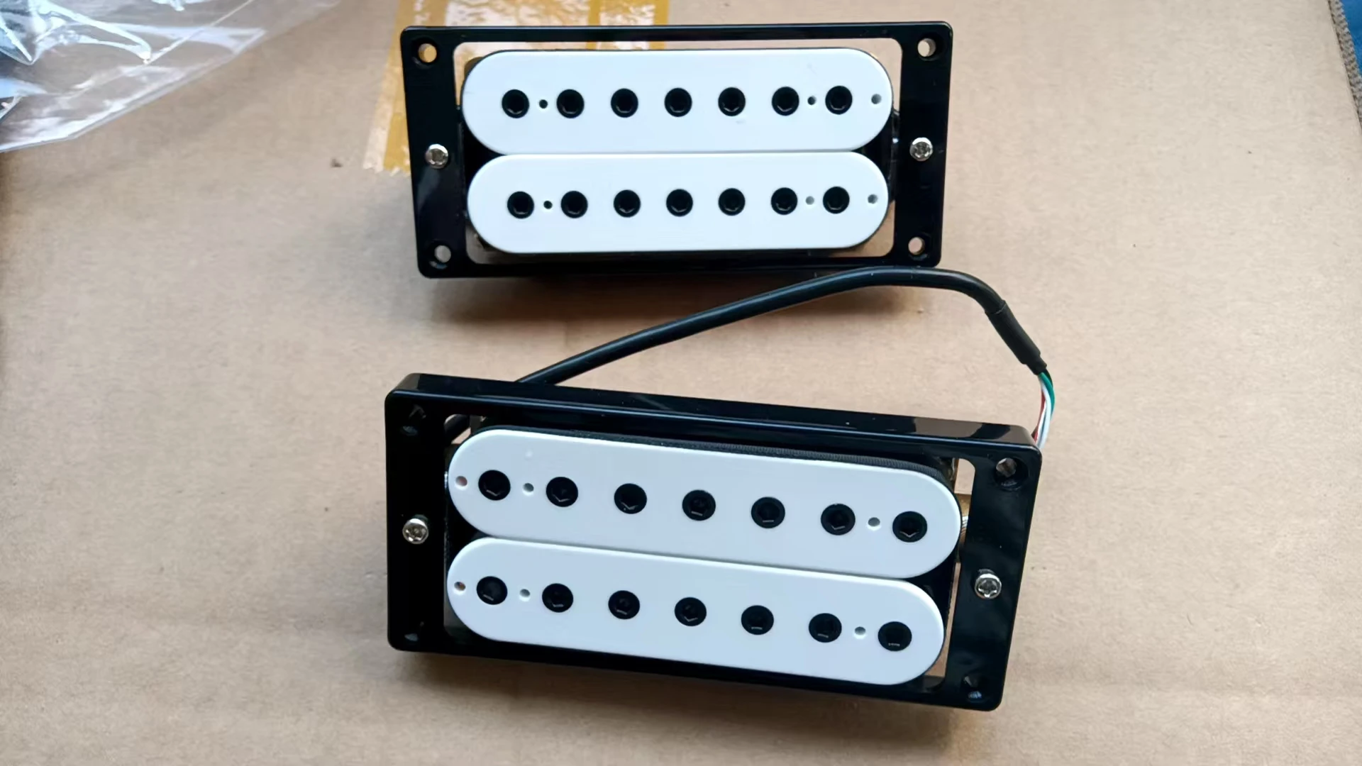 

Самые продаваемые 7-струнные гитарные звукосниматели Humbucker, 1 комплект грифа 4C для электрогитар, запасная часть