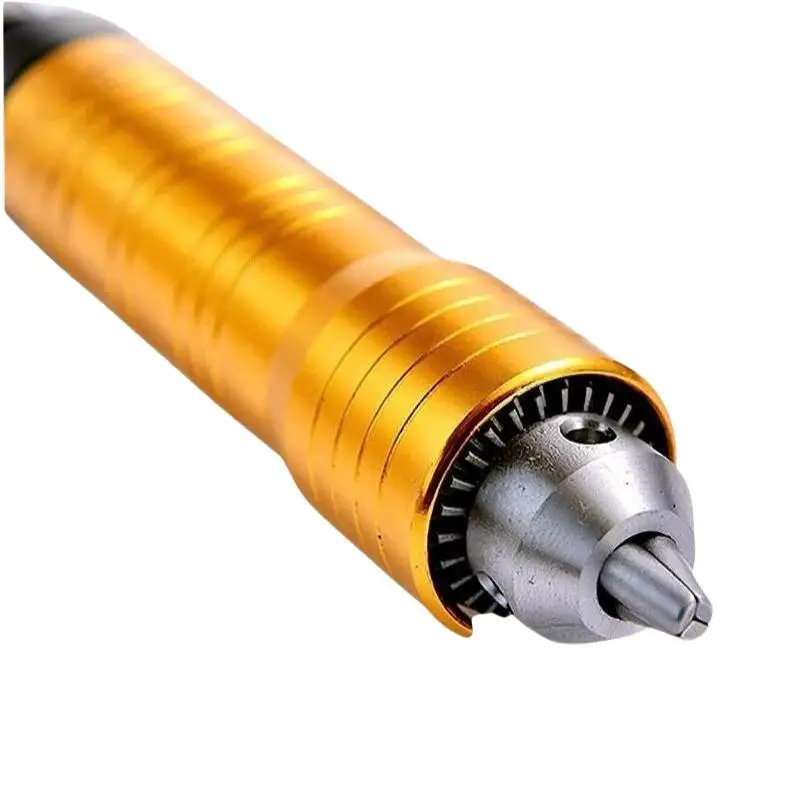 Gravierer Flexwelle 6mm Flexschacht Handstück Elektrowerkzeug Bohrmaschinen-Griff Spannfutter Separates Mini-Schleifmaschinen-Zubehör – Detail 6