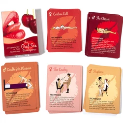 Newest Oral Card Game Bedroom a Year of Pack With 50 Different Foreplay  Position For Couple Postion Games