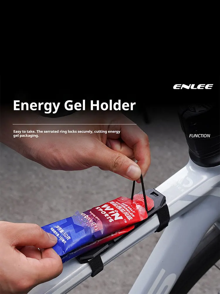 AliExpress enlee ENLEE Bicycle Energy Gel Holder Road And Mountain Bike Storage Box Energy Bar Elastic Buckle Cycling Accessories