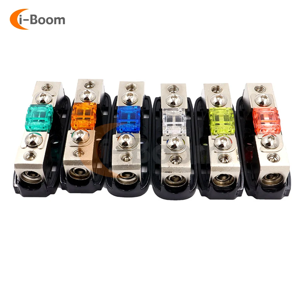 30A 40A 60A 80A 100A 150A High Current Fuse Holder Fusebox AGU Fuse Holder Power Distribution Block Fusebox for Car Yacht