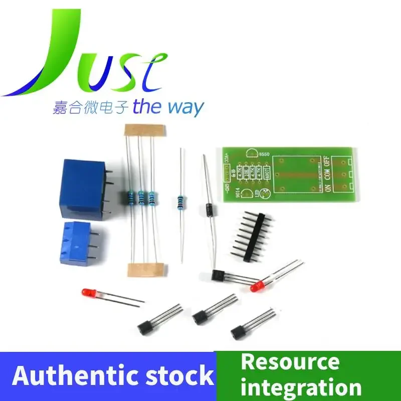 

(Loose parts) 1 circuit relay kit control board expansion board 5V/6/9/12/24V high level action electrician Diy Electronic Kit