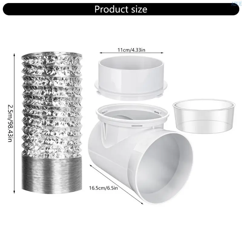 A2UE Drycer Connection Snective Dryer -разъем на 90 градусов сушилка для вентиляционного отверстия разъем под давлением