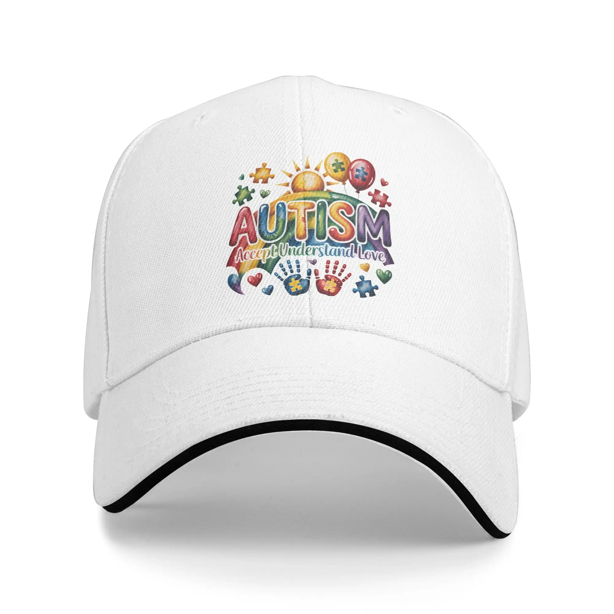 Summer New Baseball Caps Autism Awareness Respect Love Support  Wear For Unisex Golf Cap Vintage  Headwear Gift