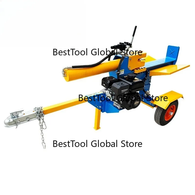25 Ton Hydraulic Log Splitter Gas-oline Powered Wood Splitter Firewood Processor Wood Chipper