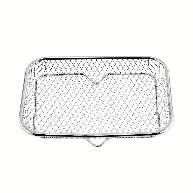 Stainless steel compartment string rack stainless steel baking net air fryer multi-layer rack baking basket stackable steaming