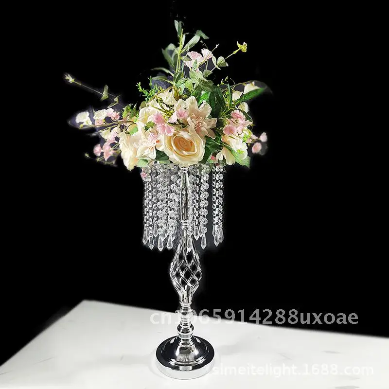 

Crystal Candlestick Twist Ornaments Western Food Desktop Decorative Piece Elegant Home Accents