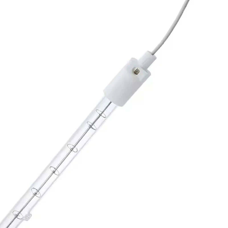 HoneyFly 10pcs IR Pet Heating Lamp Bulbs 220V 800W SC06 500mm Clear Filament Quartz Heating Element Customized Support