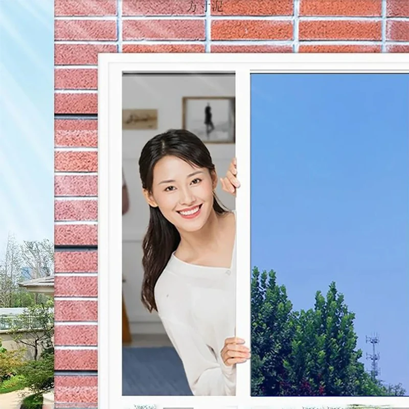 Home Glass Insulation Film Anti Peeping Privacy Protection Anti UV One-way Mirror Window Film Sticker Electrostatic Bonding