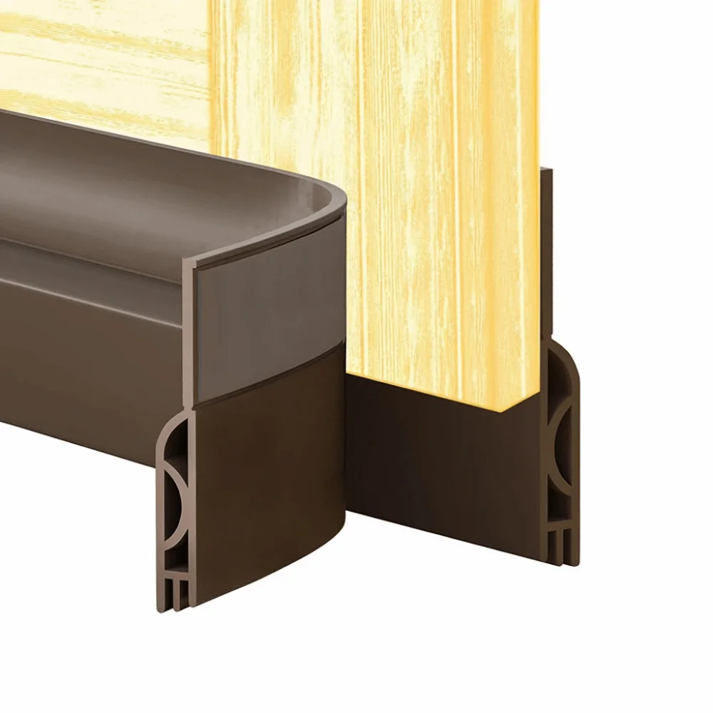 

Soundproof Door Bottom Sealing Strip Self-adhesive Insect Prevention Draught Excluder TPE 100cm Door Draft Stopper Bedroom