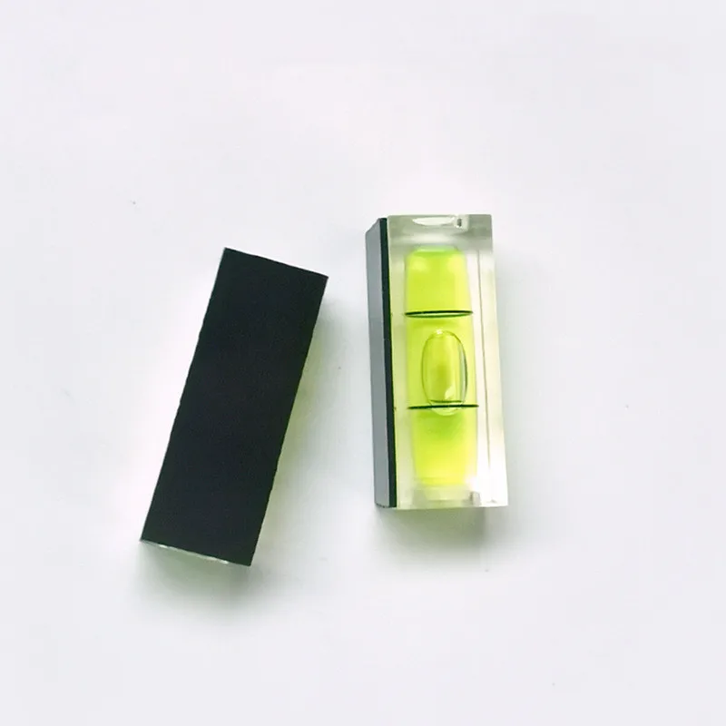 Magnetic Square Spirit Level Bubble High Precision Horizontal Bubble Green Round Bullseye Scope Bubble Level Measuring Tool