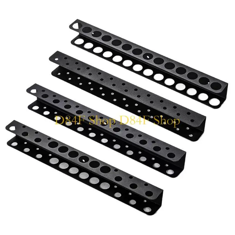 D84F Heavy Duty Metal Wall Tool Organizers Rack With Rust Resistant Coating For Efficient Garage Storage Neat And Easy Access