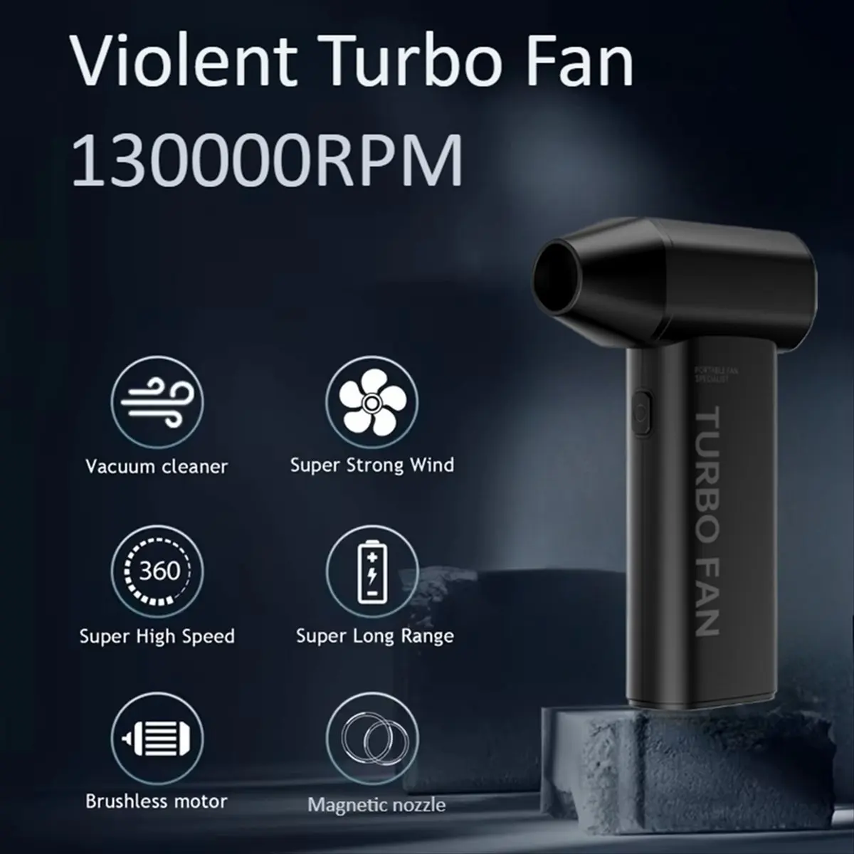 A86G NEW 130000RPM Blower Brushless Vacuum Cleaner Blower for PC/Keyboard/Snow/Car Cleaning Air Duster Blower