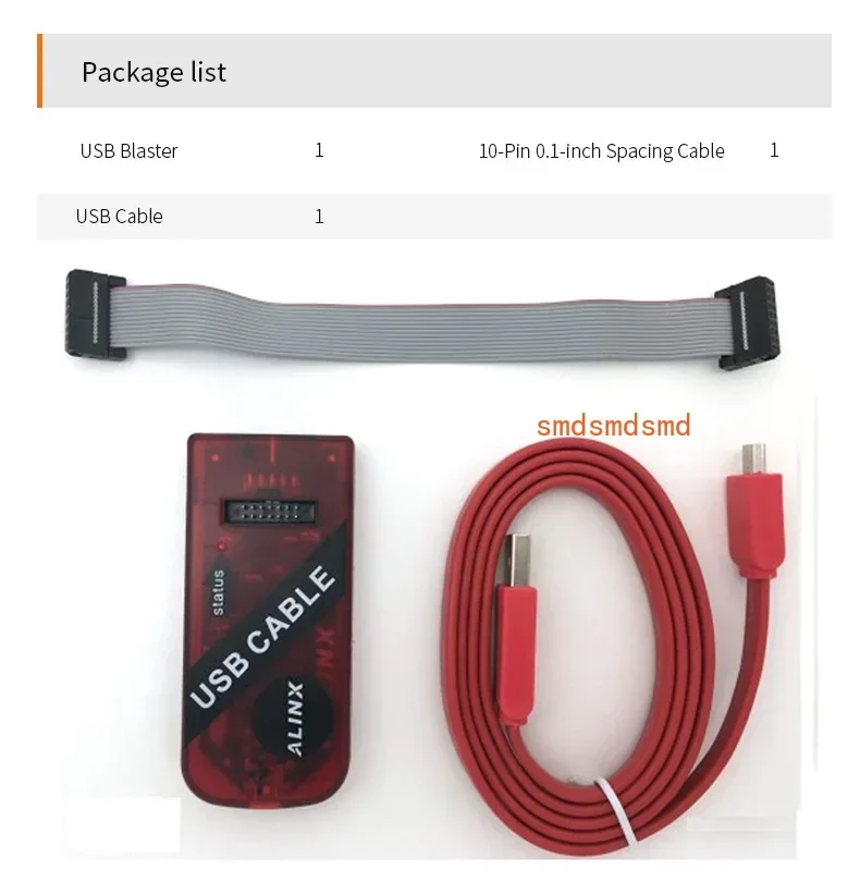 ALINX AL321: Platform Cable USB Blaster for XILINX FPGA JTAG Program Download