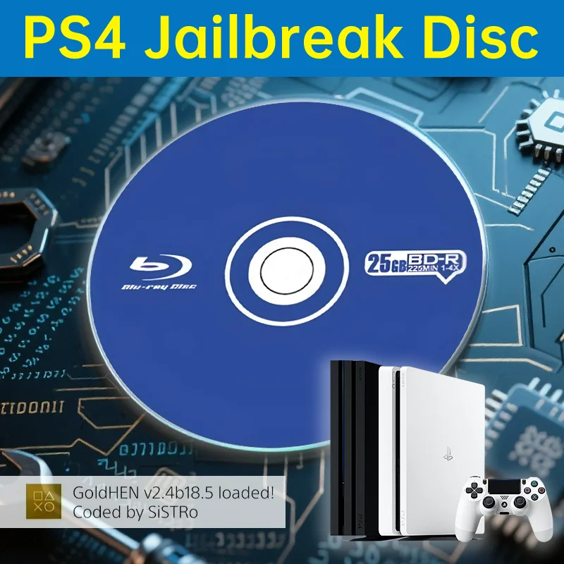 قرص كسر PS4 الكل في واحد - حذاء بنقرة واحدة لـ FW 9.0-12.02 - لا حاجة إلى جهاز كمبيوتر! لعب الألعاب الاحتياطية، البيرة على بلاي ستيشن 4 الخاصة بك