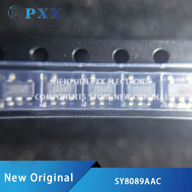 5Pcs New Original SY8089AAC, SY8089, High Efficiency 1MHz Synchronous Step Down Regulator IC, SOT23-5