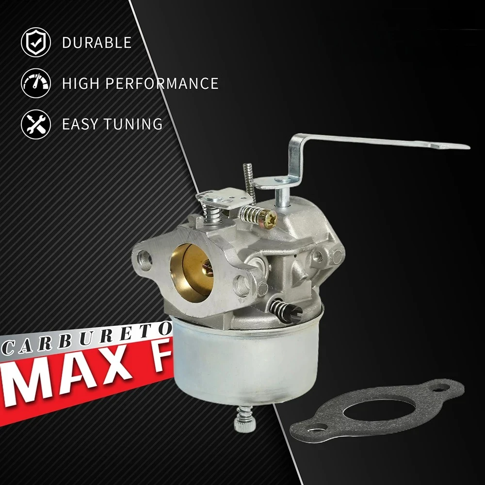 For Tecumseh 632615 631068 631918 631827 632208 632589 520-940 056-304 13147 H30 H35 H50 3.5HP Motor Carburetor with Gasket