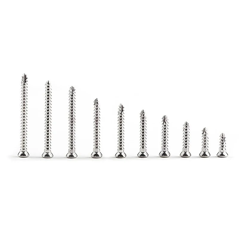 2.4MM stainless steel self-tapping screws for small animal orthopedic instruments Stainless steel hexagon socket screws