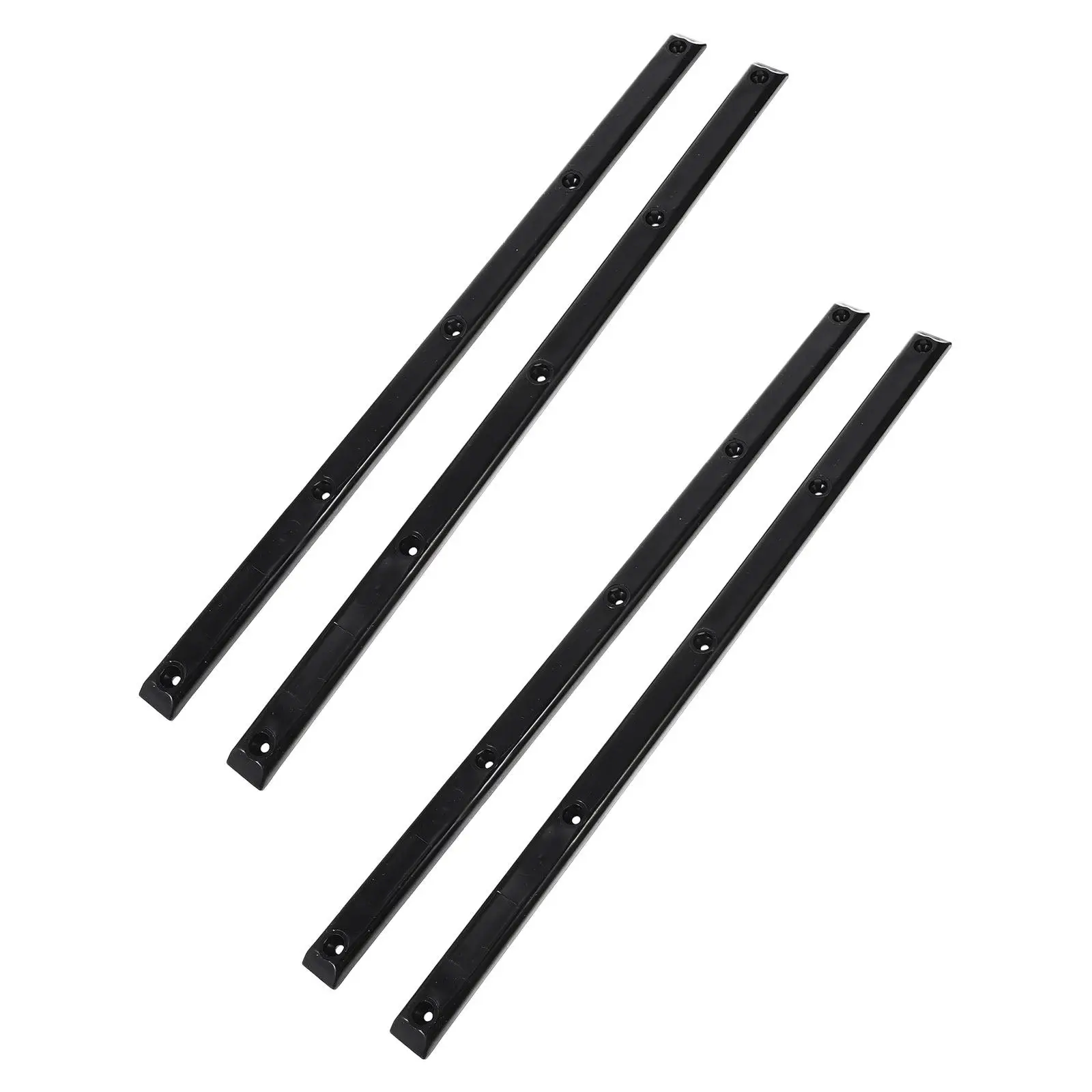 

4Pcs Skateboard Rail Stable Rib Bone Rails Skate Deck Rail Guards Shock Absorption Impact Protection for Longboard Skateboard