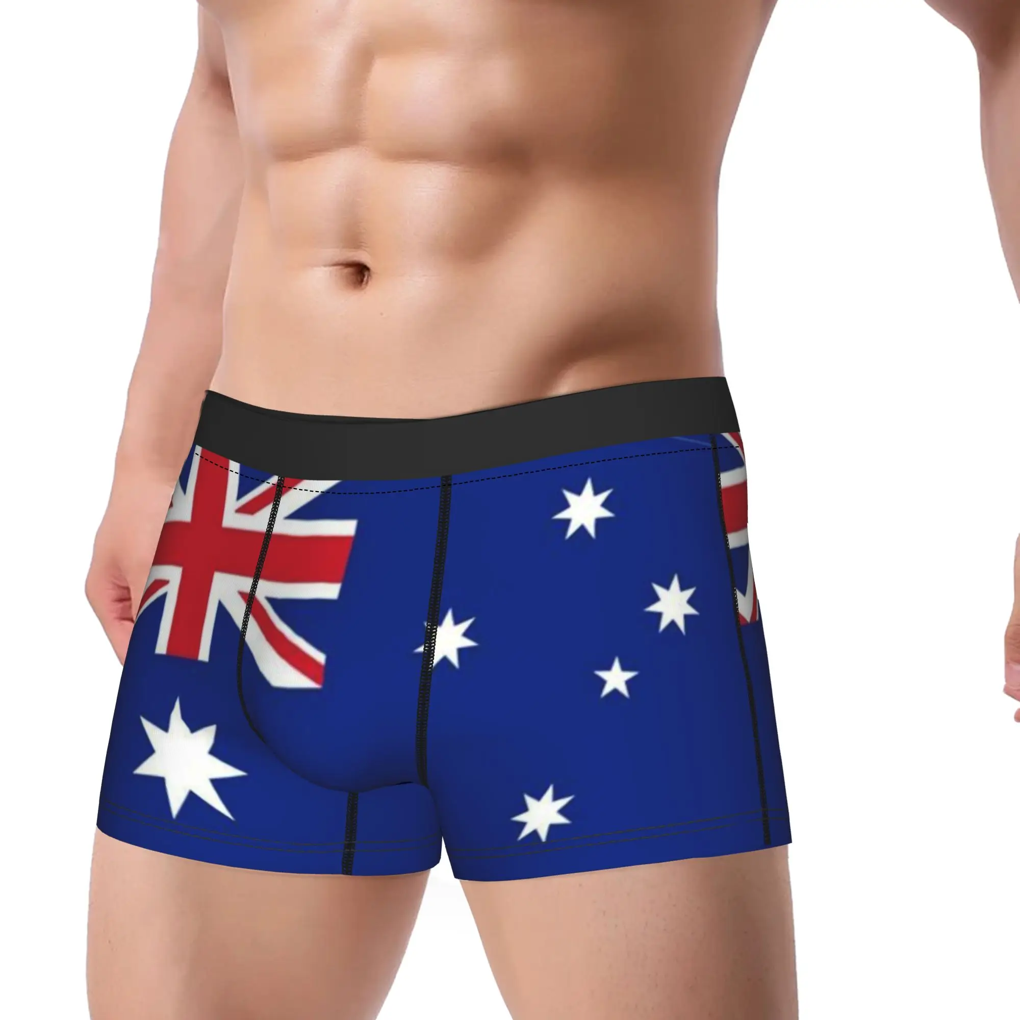 Australia Australian Flag Aussie Patriotic National Pride Boxers Funny Underwear  Boxer Briefs Gag Gift For Men