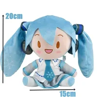 2026 NEW 20cm Japanese Anime Plush Stuffed Toy Hatsune Miku Plush Doll Soft Pillow Future Doll Cute Christmas Gift For Children 4
