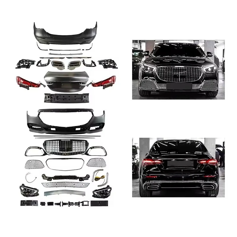 

Non Destructive Installation of Front and Rear Bumpers 2016-2018 W213 Early for Benz E-Class Upgrade Late