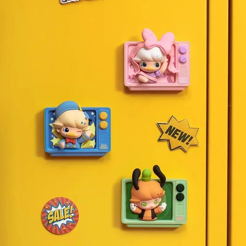 POP MART DIMOO Disney Koelkastmagneet Blind Box Mystery Anime Figuur Schattige Pop Desktop Ornamenten Guess Bag Speelgoed Collectible