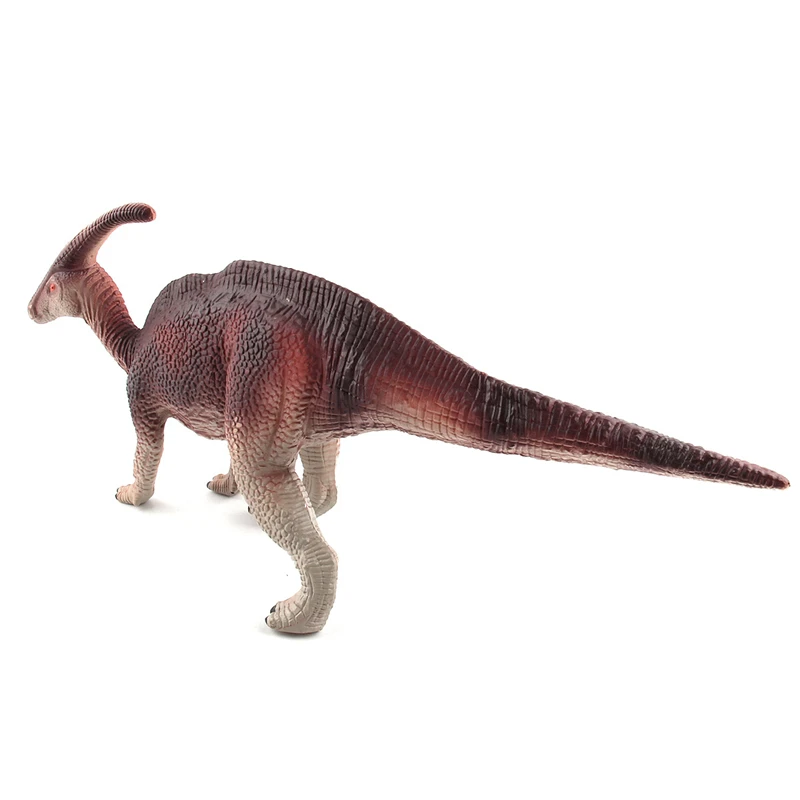 Green/Brown Parasaurolophus Jurassic Dinosaurs World Hollow Action Figures Model Toys For Children Christmas Gifts Decoration