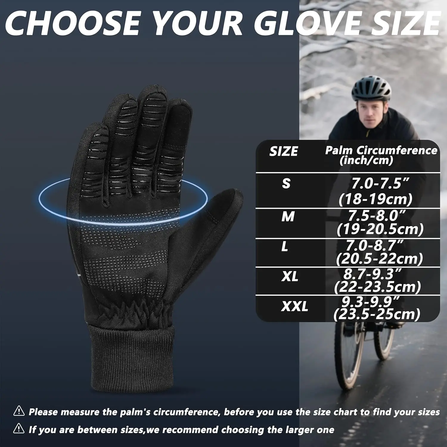 MOREOK-Guantes Térmicos de lana para hombre y mujer, manoplas de invierno a prueba de viento para correr, antideslizantes para pantalla táctil, para
