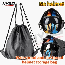 Oxford Cloth Helmet Bag Dust Proof Drawstring Design Helmet Storage Bag Wear Resistant Helmet Carrying Bag for Cycling
