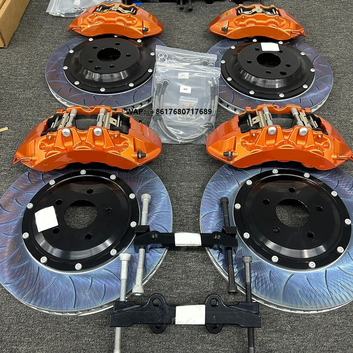 

New Product Wholesale Brake Caliper Kit 330mm to 420mm 6 Pot Brake Caliper Disc Brake Kit GTR35 GTR50 R33 R34 R35