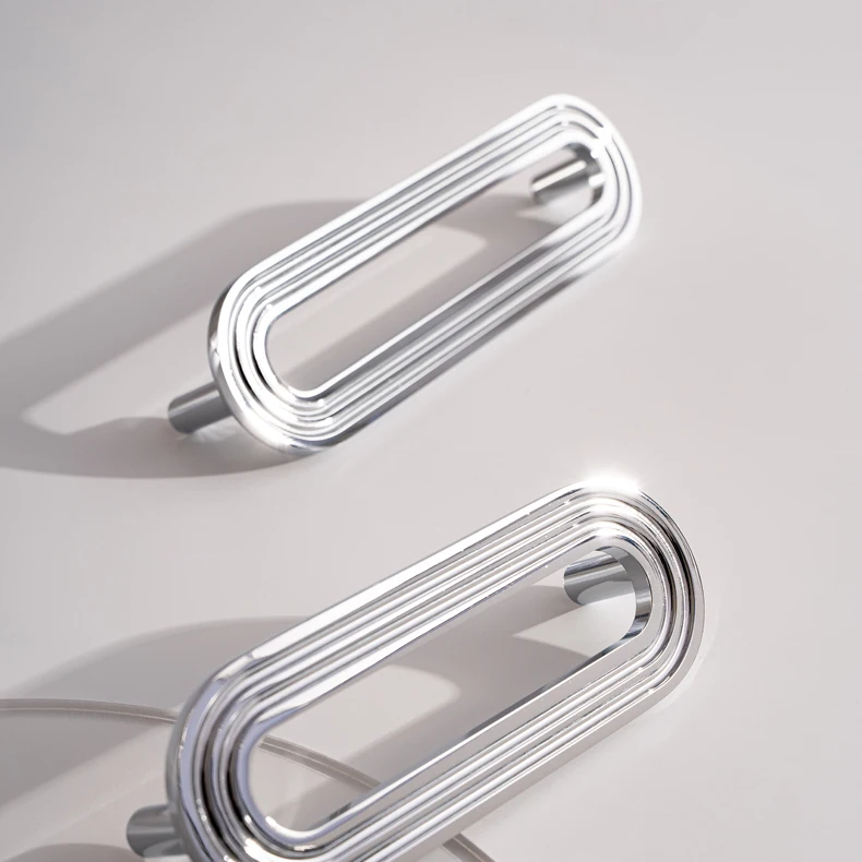 Chrome finished solid brass cabinet handle — supplier illustration 6