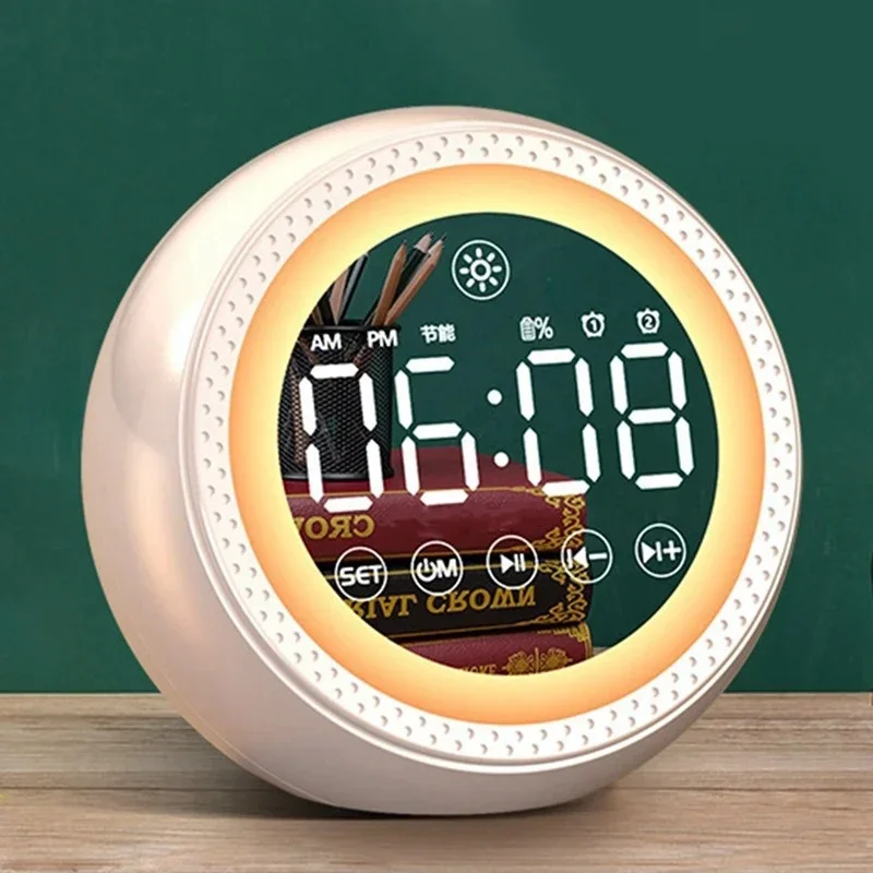 2025 تك سمّاعات بلوتوث AI مع شاشة ساعة الطقس الذكية مكبر صوت AI دراسة العمل المنزلي لشاومي هواوي آيفون الدردشة الصوتية #2