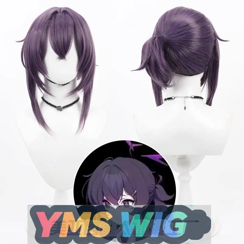 

【YMS WIG】Синий архив Yosuga No Sora, парик для косплея, роскошный женский темно-фиолетовый, два стиля