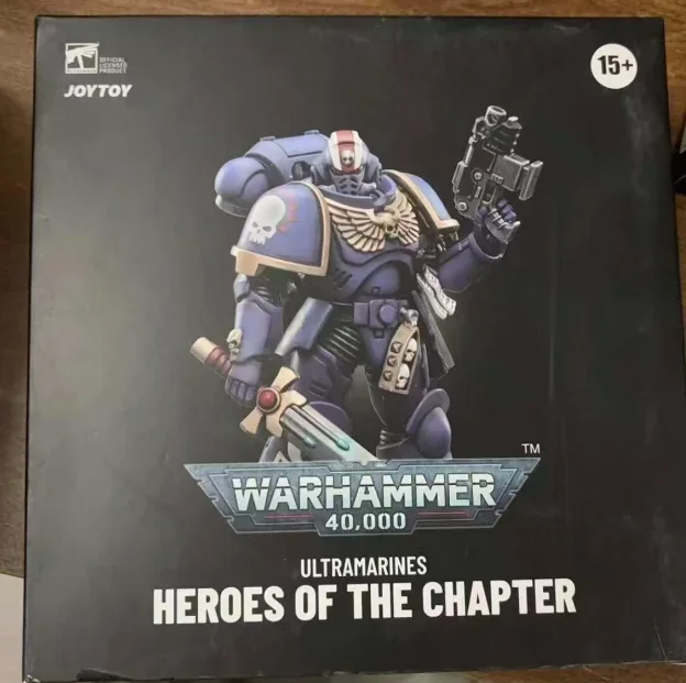 JOYTOY Warhammer 40K Ultramarines Heroes of The Chapter Primaris Lieutenant Erastus 1/18 Action Figure