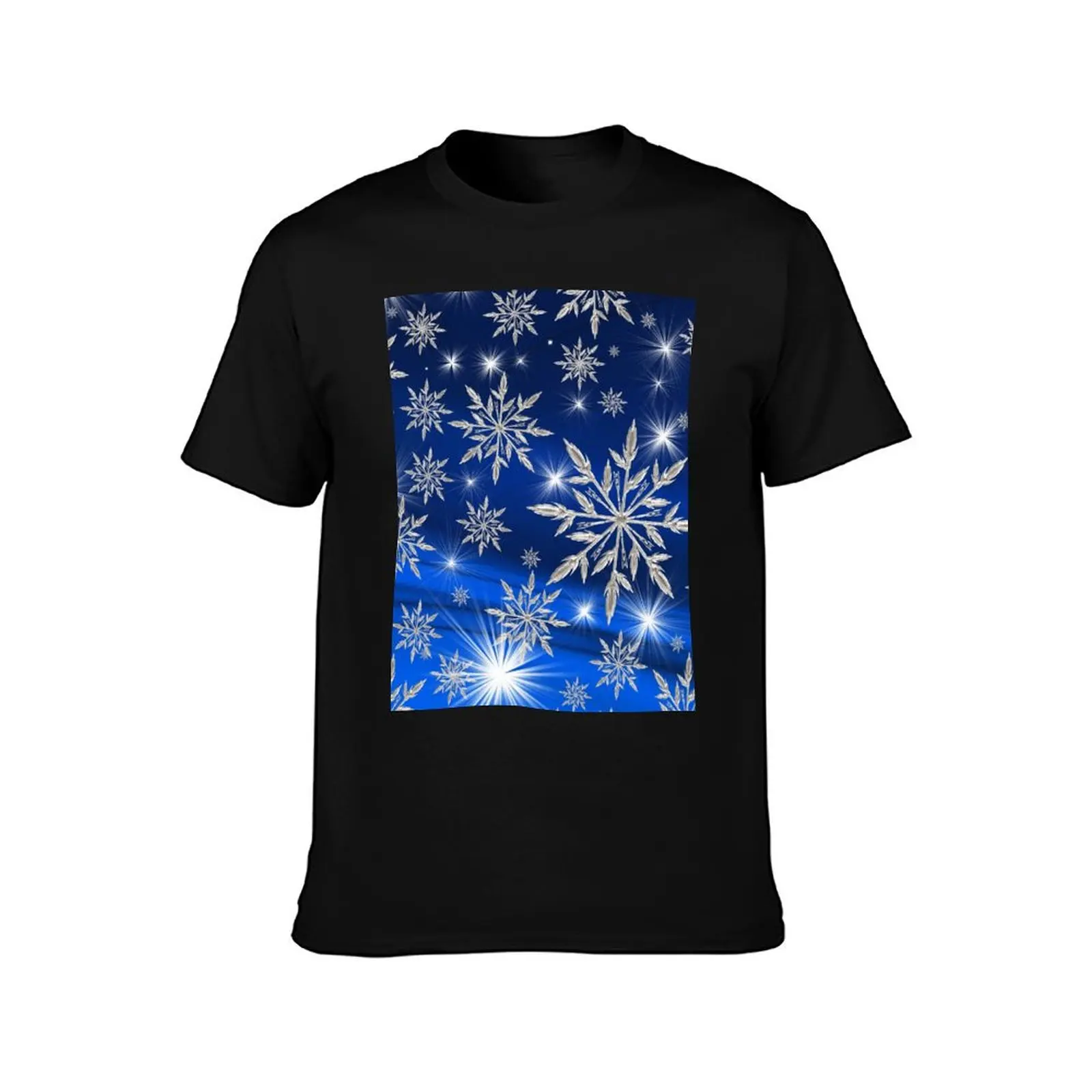 Snowflakes T-Shirt Lightweight Casual Summer T-Shirt
