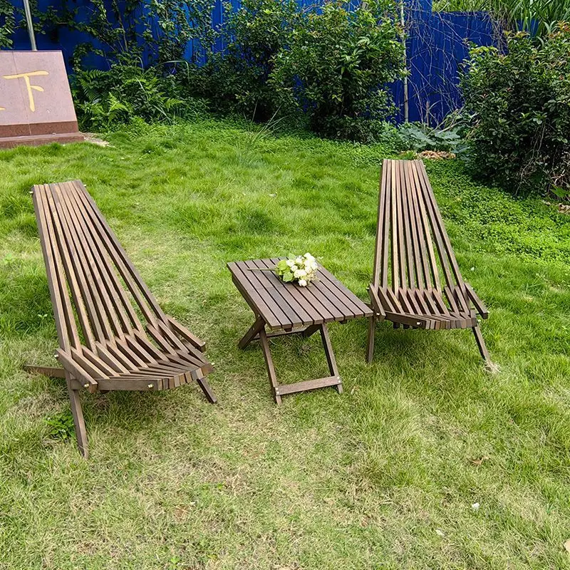 Folding Chair Leisure Chair Reclining Chair Villa  Hotel Farm Outdoor Courtyard