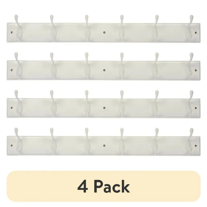 

(4 Pack) 6-Hook 27 in. Hook Board with 45 Lb Working Capacity