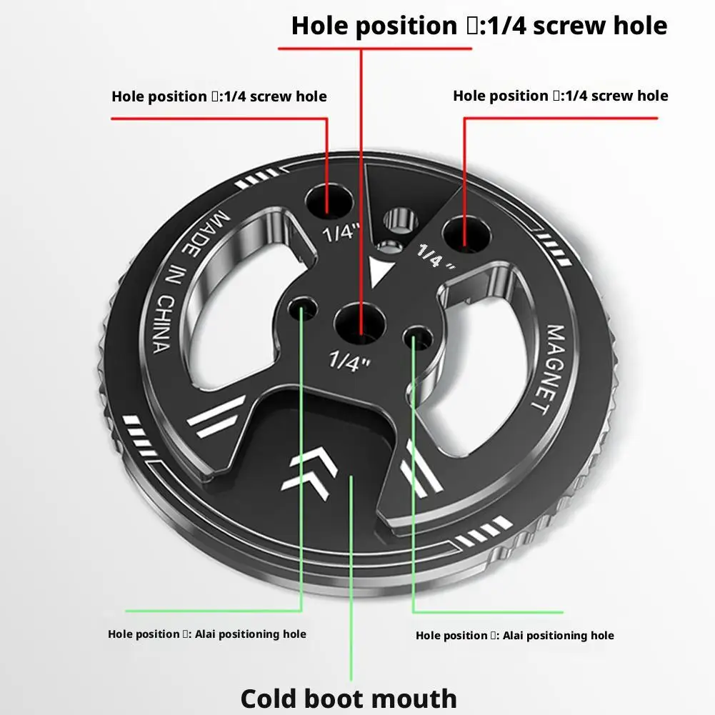 Магнитная опорная пластина держателя телефона с винтовым отверстием ARRI 1/4 для штатива Magic Arm для адаптера держателя телефона Magsafe