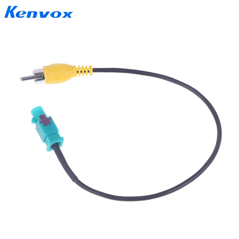 Fakra to RCA Connector Cable for Car Rear Sight Conversion, Rear View Camera Adapter