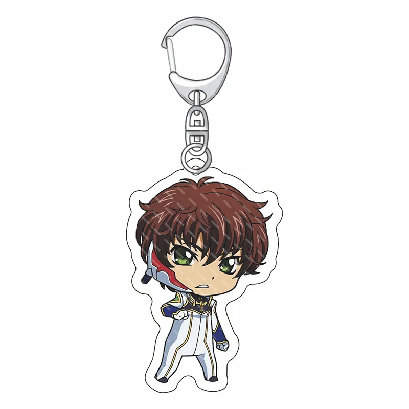 55MM Anime CODE GEASS Lelouch of the Rebellion Figur ZERO C.C. Suzaku Kururugi Kallen Stadtfeld Acryl-Schlüsselanhänger Niedliche Geschenke – Detail 3