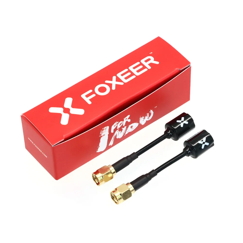 2개입 Foxeer Micro Lollipop 5.8G 2.5DBi 고이득 옴니 RHCP FPV 안테나 MMCX 직각 RHCP UFL 슈퍼 미니 RC FPV 드론용