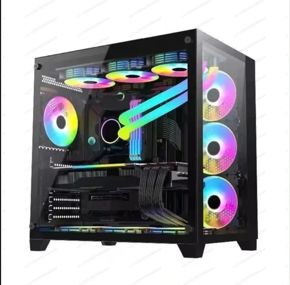 

I3 12100 I5 12400 H610m M.2 RX580 Gaming Pc Computer With Rgb Desktops Prebuilt Accessories