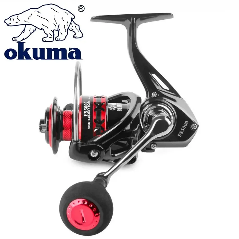 جديد okuma FS2000-7000 سلسلة الغزل بكرات ماكس السحب 12 كجم أحمر أسود إيفا مقبض معدني بكرة بكرة الصيد بكرة لصيد الأسماك في المياه المالحة #1