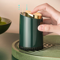 Automatic Pop-up Toothpick Holder Container Household Table Toothpick Storage Box Home Living Room Creative Toothpick Dispenser