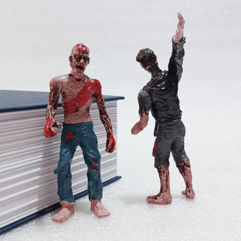 6 قطعة مجموعة كاملة الكرتون الشكل المشي غيبوبة الإرهاب جثة الرعب الميت تمثال لعبة مجسمة هدية للطفل طفل صبي فتاة الكبار