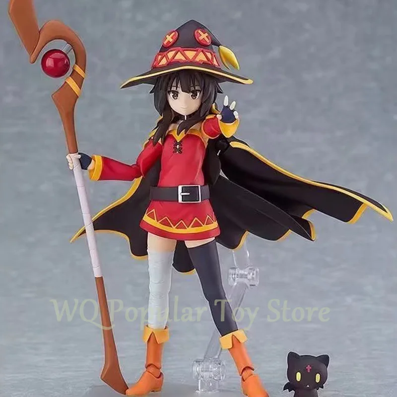 Figma 407 KonoSuba God's Blessing on This Wonderful World Anime Figure Megumin Figures Cute PVC Statue Collectible Model Toys