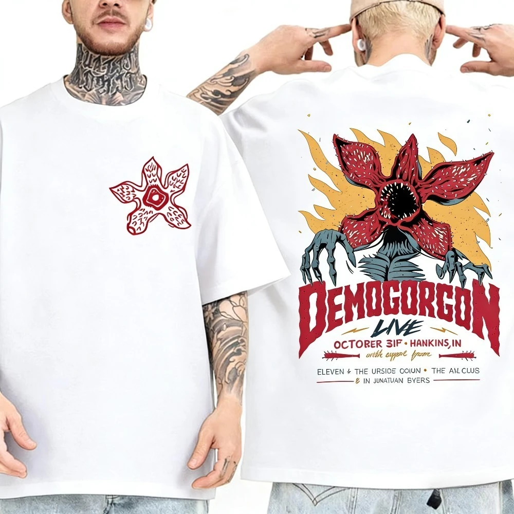 شعبية الفيلم والتلفزيون مؤامرة رجل أكل زهرة الوحش تي شيرت الرجال والنساء المألوف تنفس تي شيرت كامل #2